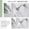 Angle Simple Shower Head, Brass High Flow Shower Sprayer Head,