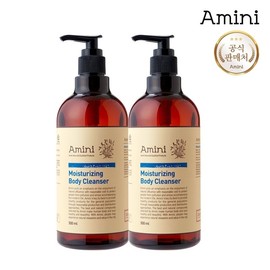 Amini Amini Moisturizing Body Cleanser 500mlx2 / 아미니 아미니 모이스처라이징 바디클렌저500mlx2