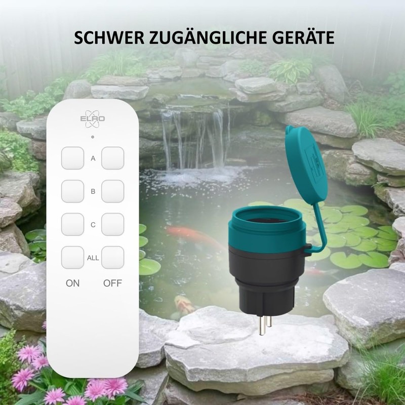 ELRO RC2300 Wireless Switch Set for Outdoor Use - 3