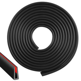 3 Meter Auto Türdichtung 1.6mm Fassungsprofil Kantenschutzprofil aus Gummi Kantenschutz U-Form Selbstklebend und Wasserdicht Ideal für Kantenschutz Blech an Autotüren, Fenstern und Metallplatten