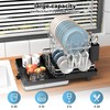 Pumokc Dish Drying Rack, Expandable Large Capacity 2 Tier Dish
