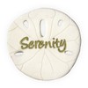 AngelStar Serenity Sentiment Sand Dollar, 1-1/2 Inch, 10167, 1-1/4"