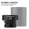 CASOMAN 1/2" Drive 28mm Stubby Impact Socket Set, 6-Point, 1.1"