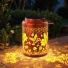 KagoLing Solar Lantern Hanging Light LED Hummingbird Outdoor Garden Lamp