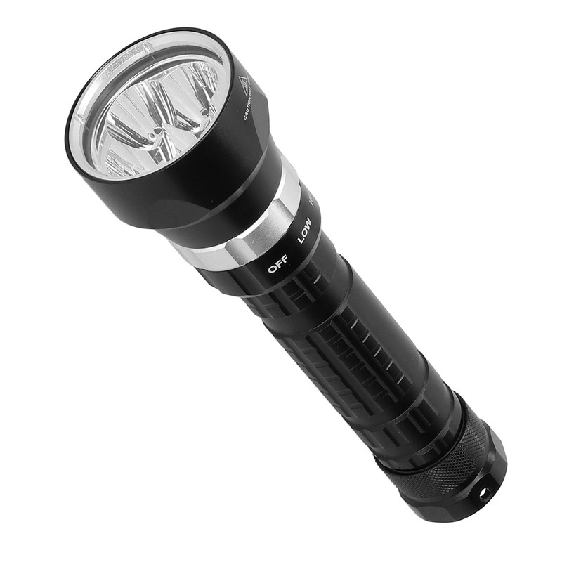 D40 Aviation Magnesium Aluminum Alloy Diving Waterproof Portable LED Flashlight