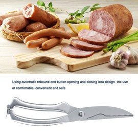Tijeras de Cocina Tijeras de Cocina de Acero Inoxidable Tijeras de Cocina Multipropósito Resistentes y Duraderas Tijeras para Cocinar Alimentos Tijeras para Barbacoa Carne Pollo