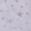 Decorative Fabric Curtain Fabric Raumhoch Star White Grey 2.8 m