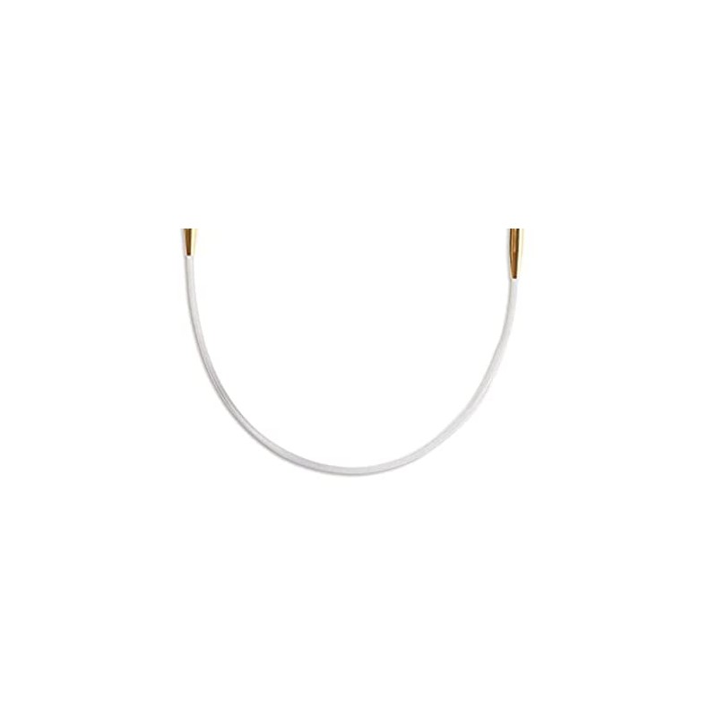 Seeknit Circular Knitting Needles, Bamboo, Brown, 23 cm x 3.5