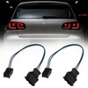 ECSiNG 4Pcs LED Rear Tail Light Adapter Cable Harness Compatible