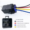 Hosyond 5 Pack 12V DC 40/30 AMP Waterproof Relay Harness