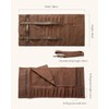 XINZUO Chef Knife Roll Bag-Professional Chef Knife Case-16oz Waxed Canvas