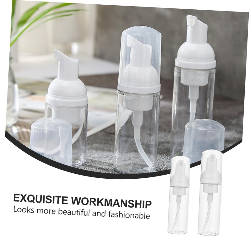 Ciieeo Bubble Making Bottle Set 4pcs 50ml 60ml Foaming Dispenser
