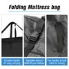 Jungda 4" Narrow Twin Folding Mattress Storage Bags,Trifold Memory Foam