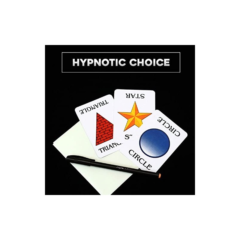 MilesMagic Magician's Hypnotic Choice Cards Gimmick Mentalism Hypnosis Symbol ESP