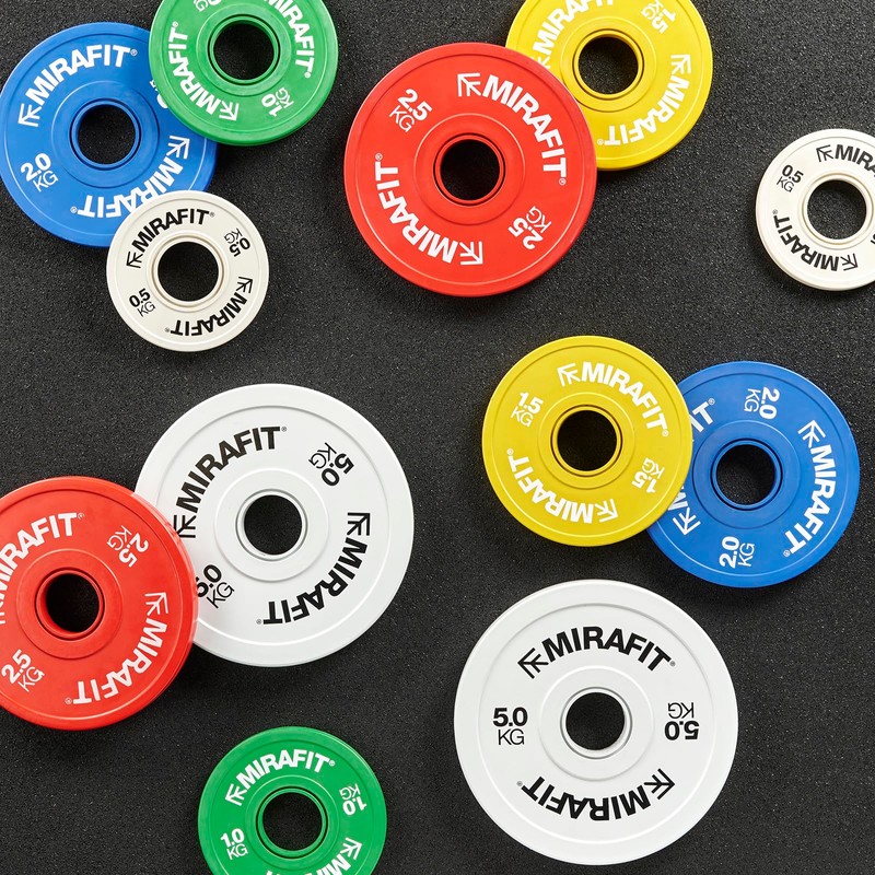 Mirafit IWF Coloured Fractional Weight Lifting Change Plates - Choice