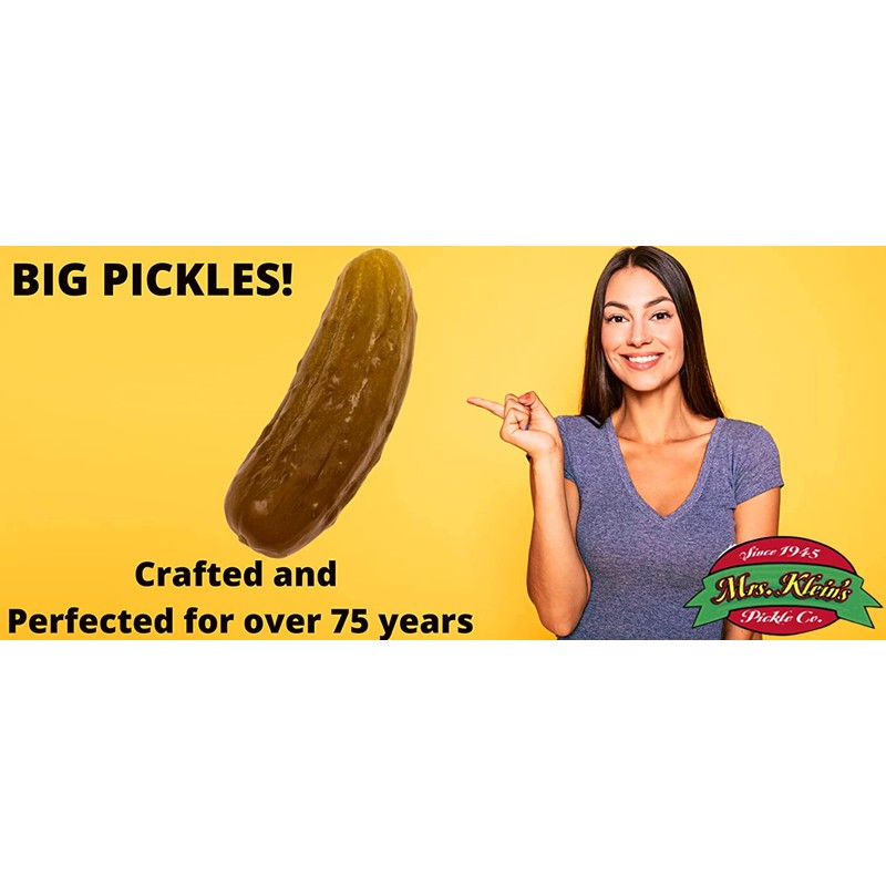 Mrs. Klein's Hot Pickles - Spicy Dill Pickles Made with