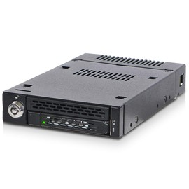 ICY DOCK ToughArmor MB833M2K-B M.2 NVMe PCIe SSD to MiniSAS HD SFF-8643 Mobile Rack with Removable Tray Compatible with SSDs up to 110 mm Length (22110)