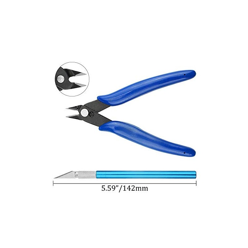 BGTXINGI Gundam 24-Piece Modelling Tool Set with Plastic Box for