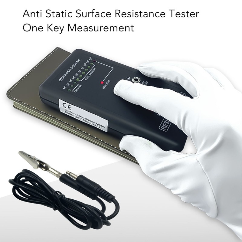 Surface Resistance Tester Precise Static Electricity Tester Surface Resistance Measuring