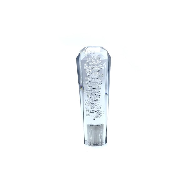 Mitoland Gray Bubble Foam Octagon Crystal Shift Knob Diamond Cut
