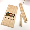 douyif Square Wooden Sticks 5 x 5 mm Wooden Sticks