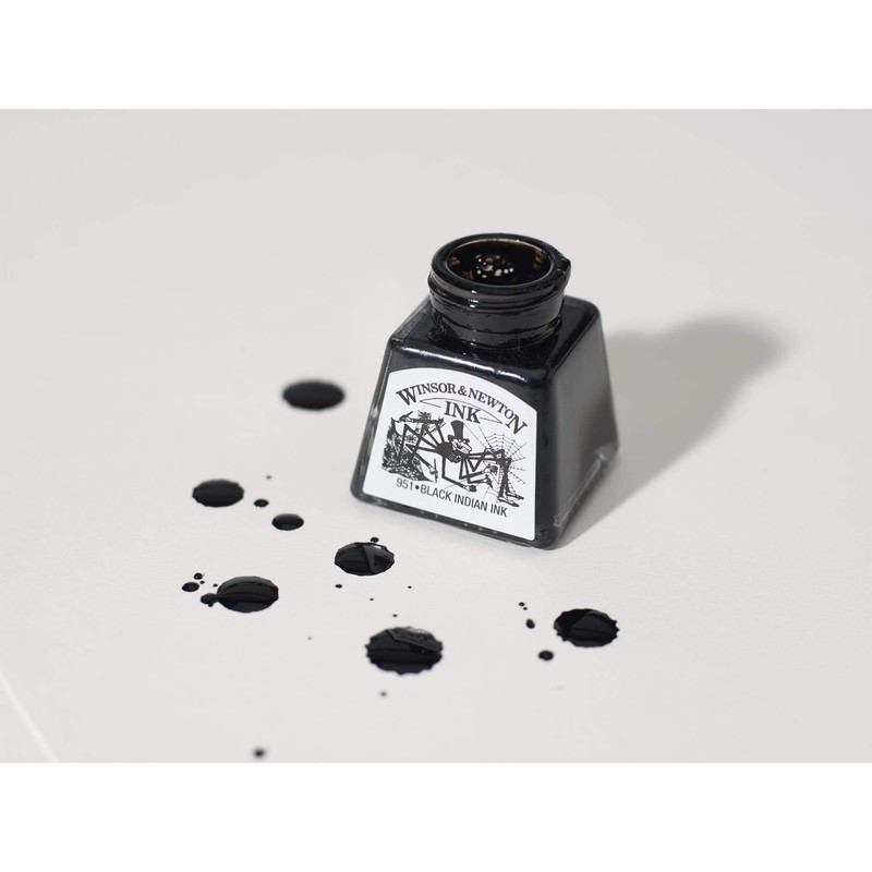 Winsor & Newton Specialty Ink, Black, 14ml Bottle