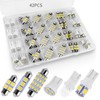 Zakolak 42 Pieces Interior Car Lights, Super Bright White Dome