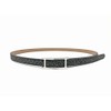 Bellabel Leopard Patterned Belt, Fine, Women's, Narrow Belt, Leather, One