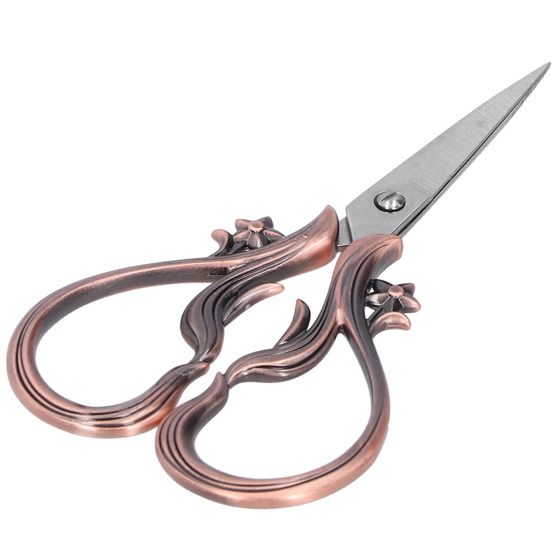 Retro Scissor Stainless Steel Craft Embroidery DIY Needle Art Work