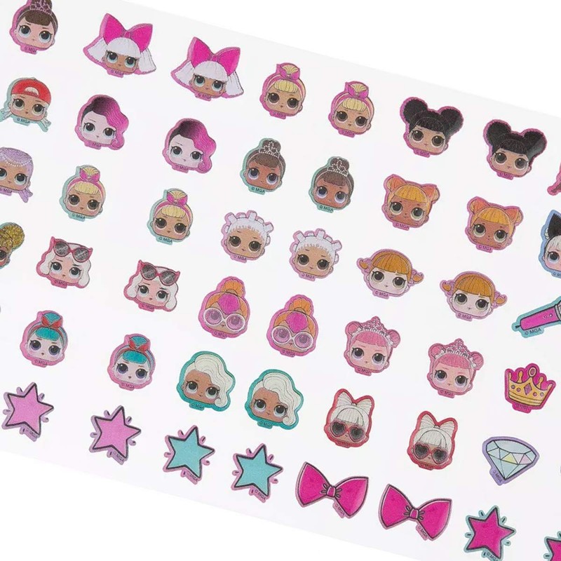 UPD LOL Dolls Sticker Earrings (24 Pair) Earrings Stickers, Birthdays,