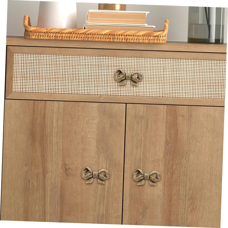 WHAMVOX Metal Bow Tie Handle Bow Door Pulls Vintage Knobs