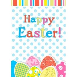 Happy Easter - 3D and Action Postcard - Greeting Card - Changing Color Eggs