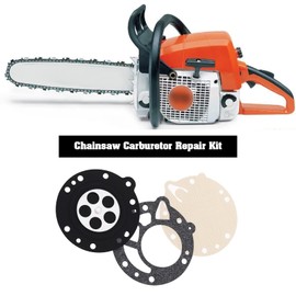 eMagTech 2 Sets Carburetor Carb Repair Kit Gasket Diaphragm Compatible with Stihl 08 08S 070 090 TS350 TS360 Chainsaw Carburetor Parts