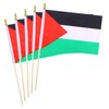 5 Pack Palestine Palestinians Small Mini Wood Hand Held Stick