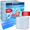 Veddelholzer Pool Repair Kit Waterproof Underwater Tape 10 cm x 150 cm Transparent Sealing Tape, Flex Tape, Repair Kit for Sealing Swimming Pool for All Pool Surfaces