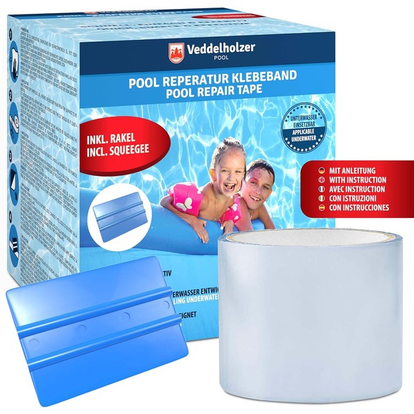 Veddelholzer Pool Repair Kit Waterproof Underwater Tape 10 cm x