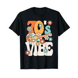 Funny 70's Vibe Retro Groovy Hippie Outfit 70s Party T-Shirt