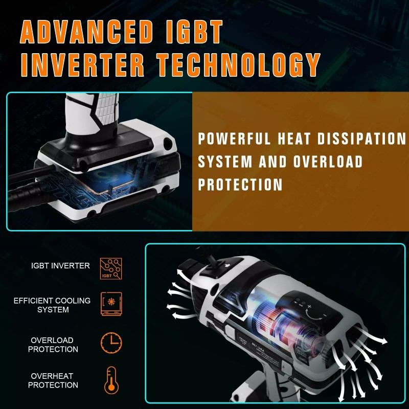 TRQWH 110V Handheld Stick Welder, 6 Variable Current, IGBT Inverter