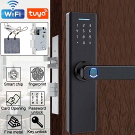 Unbranded Fingerprint Door Lock with APP Fingerprint Door Knob Biometric Door Knob Keyless
