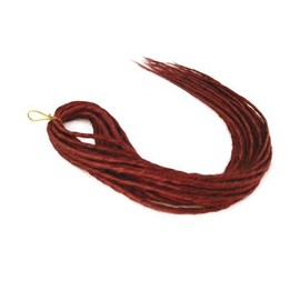 Elysee Star Dreads #29 Light Burgundy Dreadlocks Double Ended Synthetic Dread