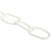 Campbell 0722004 Decorator Chain on Reel, White Polycoated, #10 Trade,