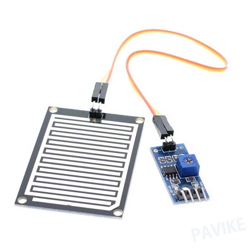 PAVIKE Rain Detector Module, Rain Sensor, Rainwater Detection, Set of