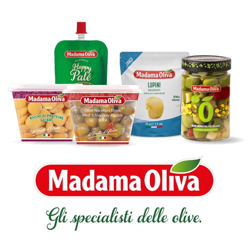 MADAMA OLIVA, Lupini Sgusciati, Ottimo Snack per Aperitivi, Ideale per