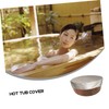 CAXUSD Multi-Functional Hot Tub Cover Waterproof Windproof Snowproof for Outdoor