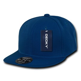 DECKY Retro Fitted Cap, Royal, 6 7/8
