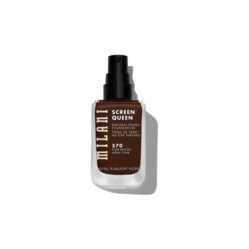 Maquillaje Milani Screen Queen Foundation 570 Nude Mocha