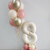 18 Cream White Balloons, 18 Number Balloons Set, Beige Number