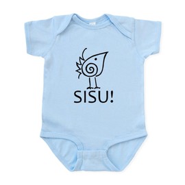 CafePress SISU! Baby Onesie Cute Infant Bodysuit Baby Romper Sky Blue