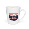 CW Collectibles and Antiques Mountain Hiking, Forest Scene, Latte mug
