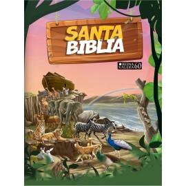 Biblia RVR 1960 para Niños Vinilo con Cierre